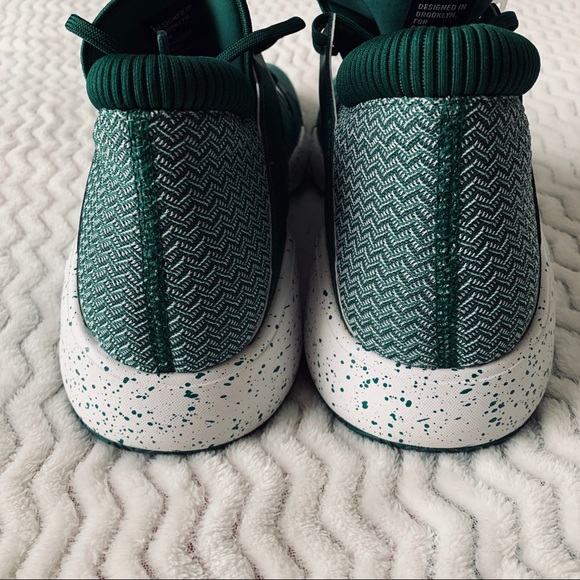 Adidas Green Brooklyn Basketball Shoes Sz 18